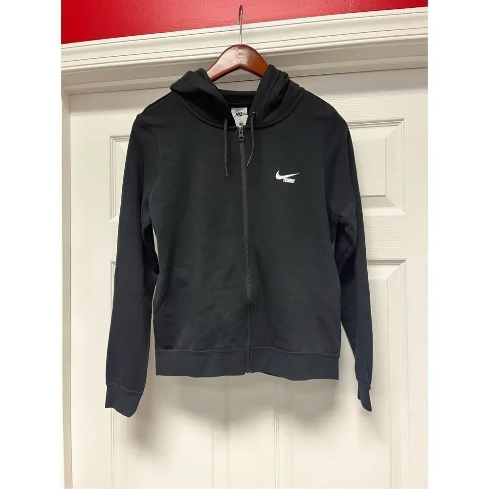 Nike Black NY Tennis Varsity Fleece Hoodie sz S NWT